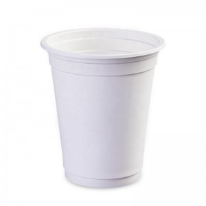 6 Oz 8 Oz 11 Oz impresión personalizada taza de café compostable respetuoso con el medio ambiente taza de almidón de maíz biodegradable desechable